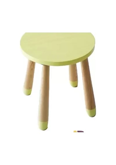 Wood&joy Renkli Tabure Sarı