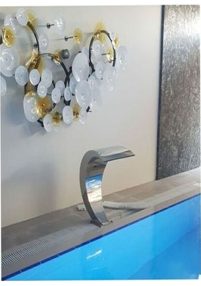 DEV PASLANMAZ 500x600 mm Kobra Model Havuz Şelale AISI 304 KALİTE