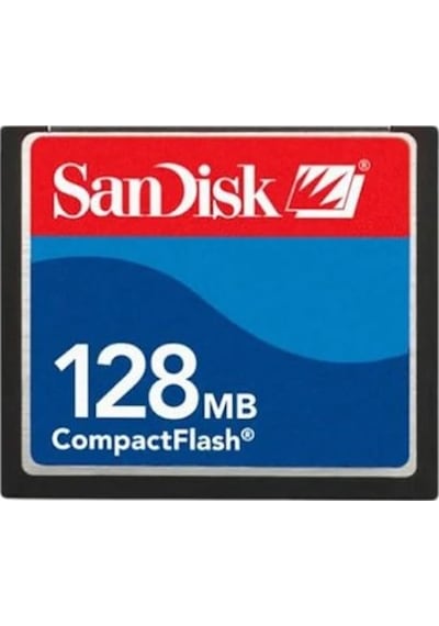 Sandisk Compact Flash 128 Mb Cf Hafıza Kartı Endüstri Cnc Uyumlu