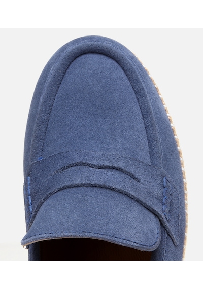 Hotiç Erkek Süet Deri Mavi Espadril 02ayh303360a620 Mavi