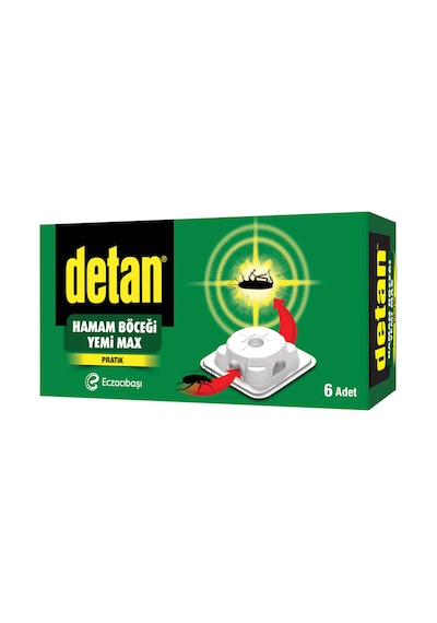 Detan Hamam Böceği Yemi Max 6'lı
