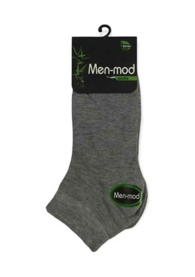 Menmod 12 Li Bambu Dikişsiz Kısa Patik Erkek Çorabı 001