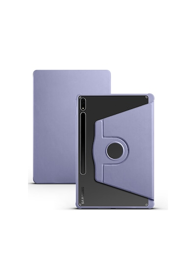 Galaxy Uyumlu Tab S7 Plus T970 Kılıf Termik Kalem Bölmeli Dönebilen Standlı Kılıf