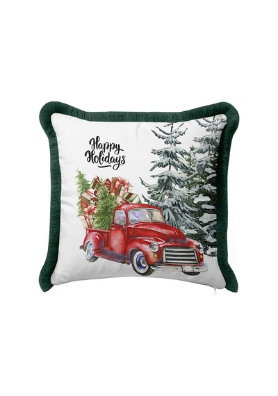 Xmas Noel Arabalı Saçaklı Yastık Kılıfı-yılbaşı Çam Ağacı Temalı Koyu Yeşil Püsküllü Kırlent Kılıfı Açık Yağmur Lime Xmas Noel Arabalı Saçaklı Yastık Kılıfı-yılbaşı Çam Ağacı Temalı Koyu Yeşil Püsküllü Kırlent Kılıfı Açık Yağmur Lime