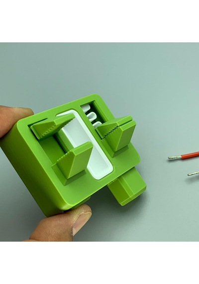 Mini Kablo Sabitleme Ve Lehimleme Standı - Kompakt Aparat - Çok Amaçlı Tel Tutucu Açık Kırmızı