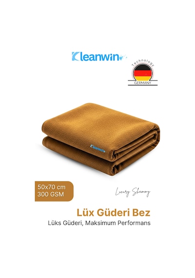 Luxury Shammy Lüx Güderi Bez 50x70cm 300 Gsm Oto Kurulama Bezi Araç Yıkama Ve Cam Temizlik
