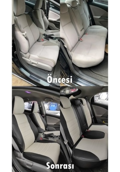 Honda Civic Araca Özel Deri Oto Koltuk Kılıfı (500326716)