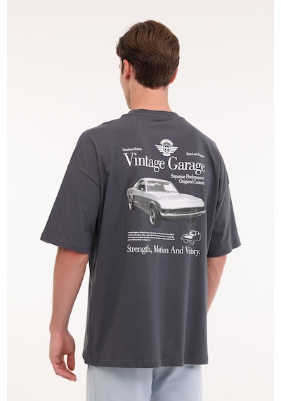 Kinetix Ml Ordmu 11vntg204 5fx Gri Erkek Kısa Kol T-shirt Gri