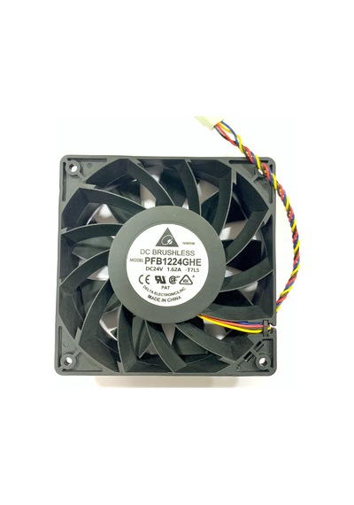 Delta Pfb1224ghe ,120x38mm 24vdc 218-cfm 4-kablo Fan