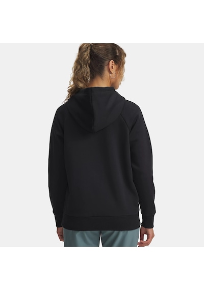Under Armour Rival Fleece Shimmer Kadın Siyah Kapüşonlu Sweatshirt Siyah