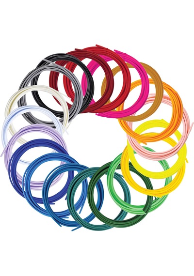 3doodler Flow Refill 20 Renk Yedek Filament Set - 1.75mm, Pla 20pcs