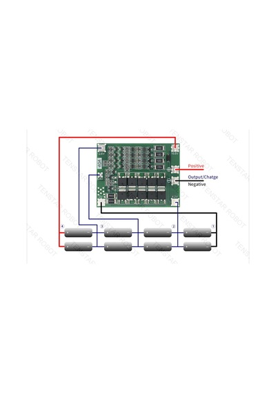 Alkatronik-4S 40A Balans Versiyon - Lityum Batarya Bms Koruma Kartı Lipo