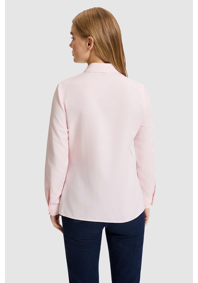 U.S. Polo Assn. Kadın Açık Pembe Uzun Kollu Basic Gömlek 50324791-vr078 Acık Pembe