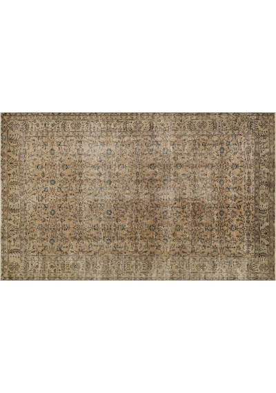 Klasik Modern Vintage Eskitme El Dokuma Halı 163 X 263 Cm 9457