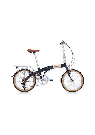 Bianchi New Vintage Katlanır Bisiklet Siyah
