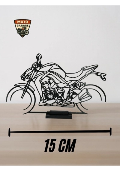 Kawasaki Z1000 Masa Dekoru Naked Motor Figürü - Motosiklet Silüeti