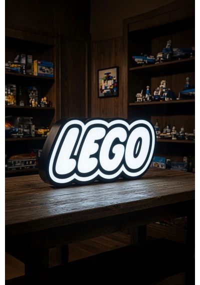 Lego Tasarımlı Dekoratif Aydınlatma Gece Lambası 25x12cm Çok Renkli