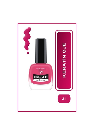 Golden Rose Keratin Nail Color Oje No:31