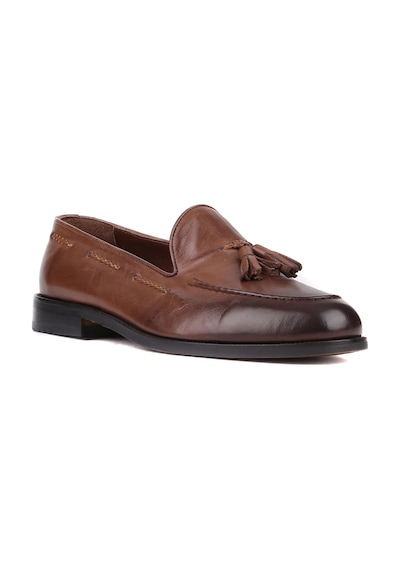 Shoetyle - Kahverengi Deri Erkek Klasik Ayakkabı 250-2350-802-kahverengi