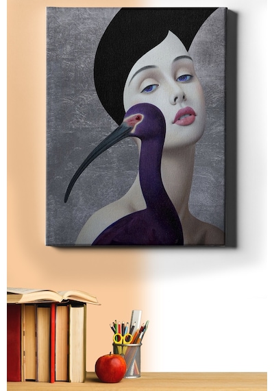 Webstyle Sayılarla Boyama Seti Kasnaklı Mor Güzelleri 50 X 65 Cm