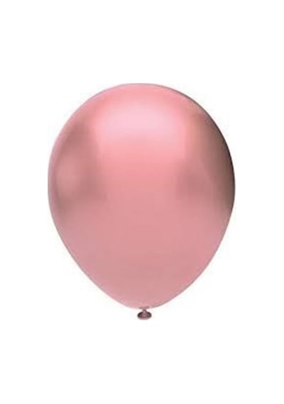 Balonevi Balon Metalik Rose Gold 100 Lü Çok Renkli