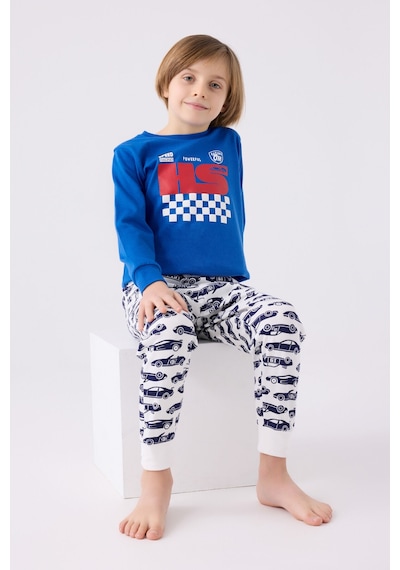 Rolypoly Erkek Çocuk Mavi Pijama Takımı 5274-45623 Mavi