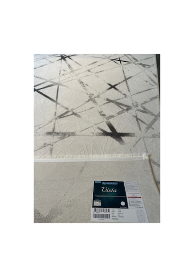 Merinos Vista %100 Akrilik Beyaz Gri Kesme Halı Yolluk Koridor Salon Halısı Geometrik Desenli 76590-95 Merinos Vista %100 Akrilik Beyaz Gri Kesme Halı Yolluk Koridor Salon Halısı Geometrik Desenli 76590-95