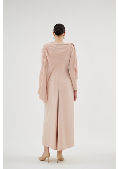 Senna Peony Elbise Somon Somon
