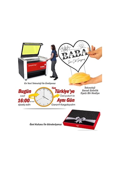 Şeklinde Babalar Günü Hediyesi Babaya Hediye Kişiye Özel Babaya Hediye Isim Yazılı Led Lamba Çok Renkli