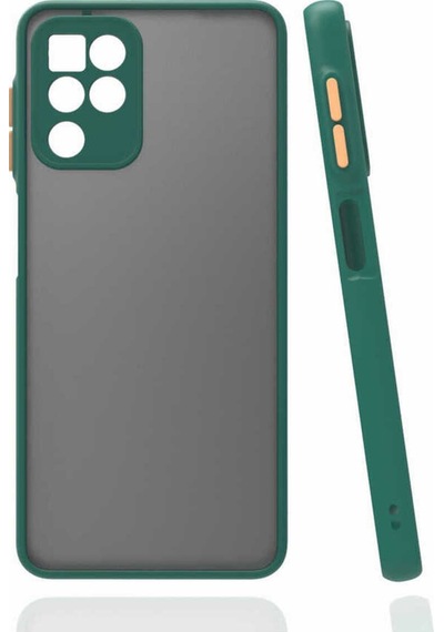 Galaxy A22 4g Kılıf Zore Hux Kapak Koyu Yeşil