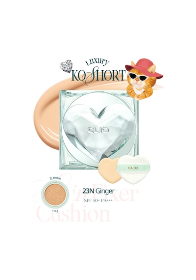 Clio Kill Cover Skin Fixer Cushion 23N Ginger Luxury Koshort