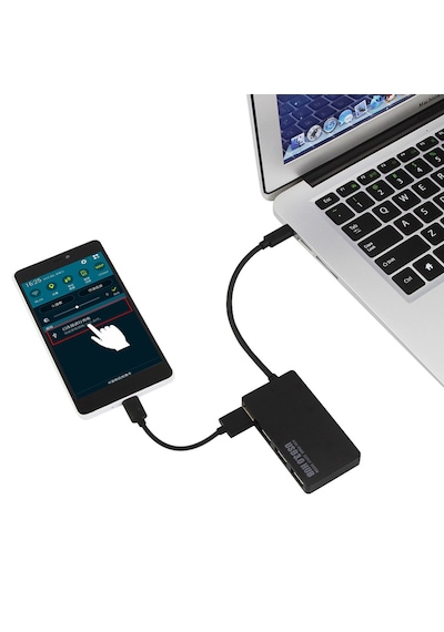Alfais 4856 Type C Usb 3.1 4 Port Usb 3.0 2.0 Hub Çoğaltıcı Çoklayıcı Dönüştürücü Switch