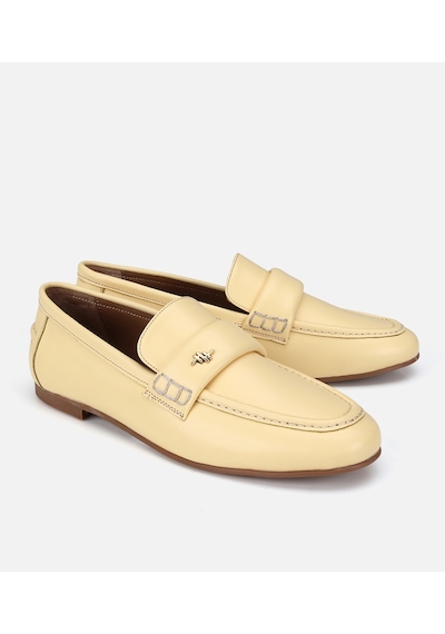 Hotiç Kadın Deri Sarı Yumuşak Dokulu Klasik Loafer