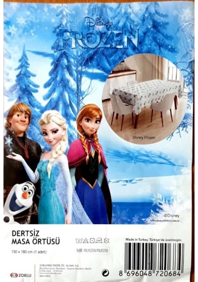 Frozen Baskılı Masa Ve Çocuk Oyun Örtüsü (150x180 Cm)