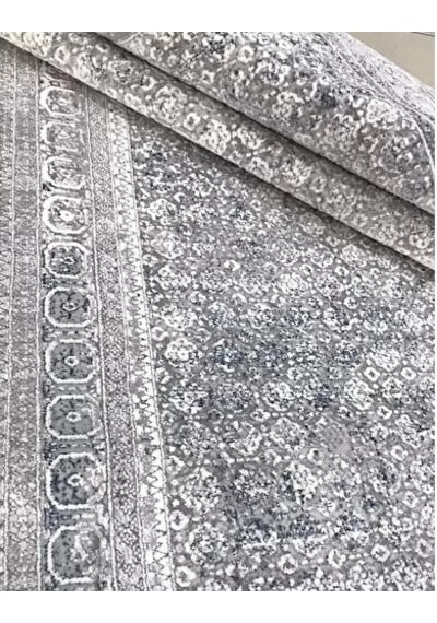 Merinos Halı 160x230 Rodin Koleksiyonu 60893-030 Gri-mavi Renkli
