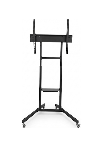 Tayfun 75'' Uyumlu Yürüyen Tekerlekli Ayaklı Led Tv Monitör Standı