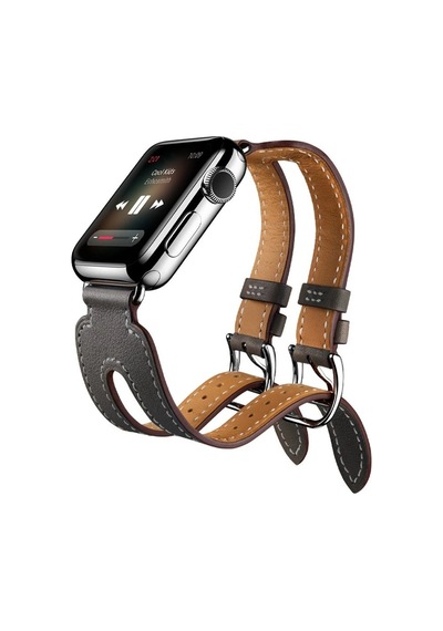Ally Apple Watch 7-8 41mm 6-5-4 40mm Çift Kayış Kordon Kayış 3-2-1 38mm- 5775