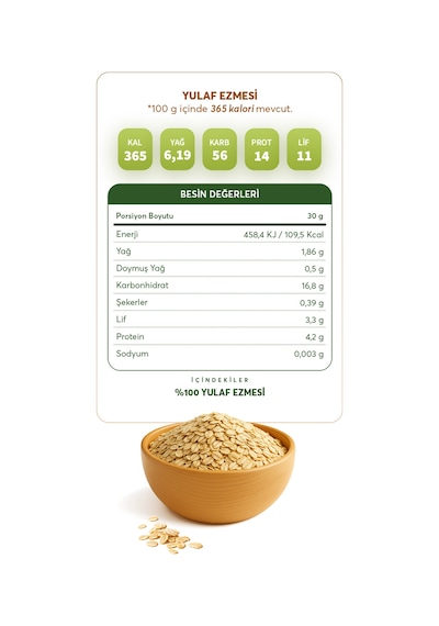 Glutensiz Fabrika Glutensiz Yulaf Ezmesi 500 G Glutensiz Fabrika Glutensiz Yulaf Ezmesi 500 G