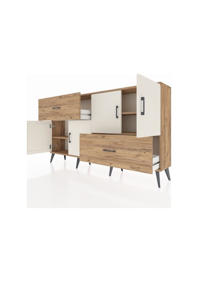 Arges Konsol 3 Raflı 2 Çekmeceli 4 Kapaklı 176x30x99 Çam-aytaşı/ç Çam-aytaşı/çam Arges Konsol 3 Raflı 2 Çekmeceli 4 Kapaklı 176x30x99 Çam-aytaşı/ç Çam-aytaşı/çam