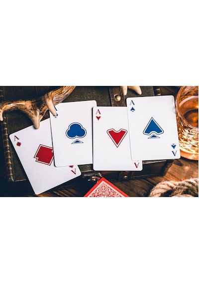 King Star Sanctuary Red Premium Oyun Kağıdı Limited Edition Koleksiyonluk İskambil Kartları