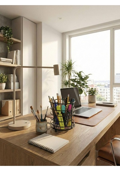 Orret Home Metal Masa Ve Tezgah Üstü Dikey Kaşıklık Ve Kalemlik Siyah Çok Amaçlı Organizer, Mutfak Kaşıkl