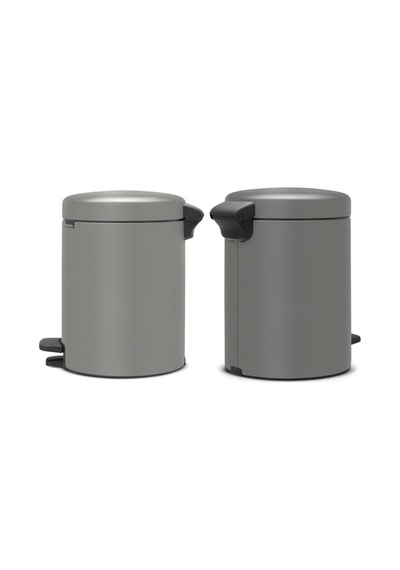 Brabantia Çöp Kutusu 5 Lt Newicon Pedallı Concrete Grey Gri