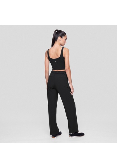 Qua Home Amara Kadın Wide Leg Pantolon Siyah Çok Renkli