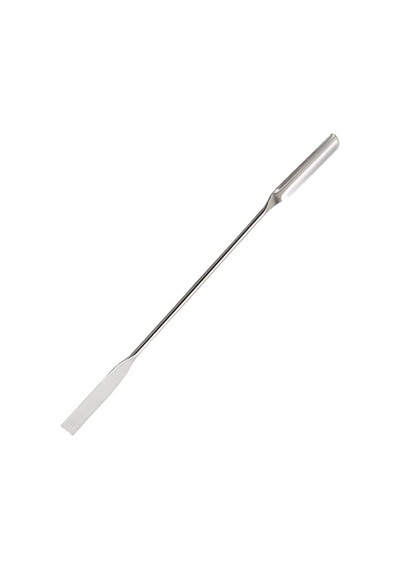 Isolab Spatül - Paslanmaz Çelik - Düz Oluklu - 185 Mm - 1 Adet