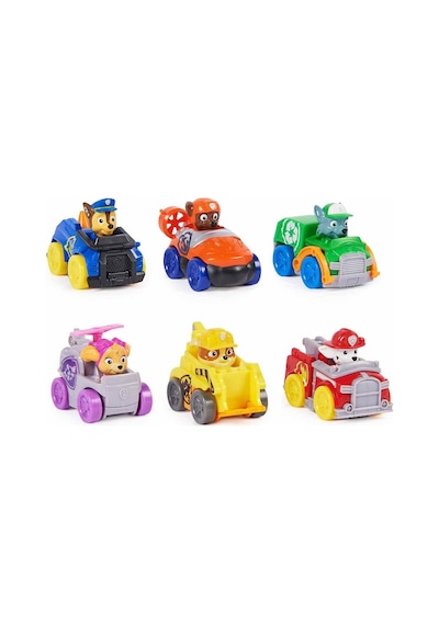 Paw Patrol Pup Squad Racers 6 Lı Araba Seti Chase, Skye Ve Marshall Dahil Mini Araçlar Paw Petrol