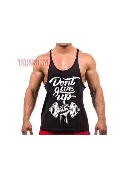 Tarzsokak Gym Tank Top Fitness Sporcu Atleti Gym90 Siyah