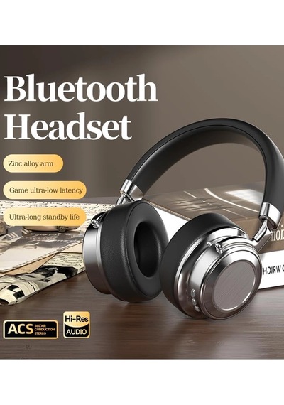 Metal Kulak Üstü Kablosuz Bluetooth Kulaklık Hybrid Anc Type-c Hızlı Şarj Bluetooth 6.0