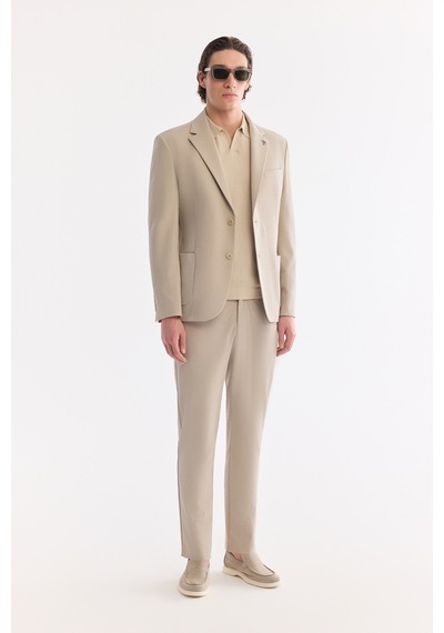 Avva Erkek Bej Mono Yaka Torba Cepli Çift Yırtmaç Astarsız Bi-stretch Comfort Fit Ceket A61y4012 Avva Erkek Bej Mono Yaka Torba Cepli Çift Yırtmaç Astarsız Bi-stretch Comfort Fit Ceket A61y4012