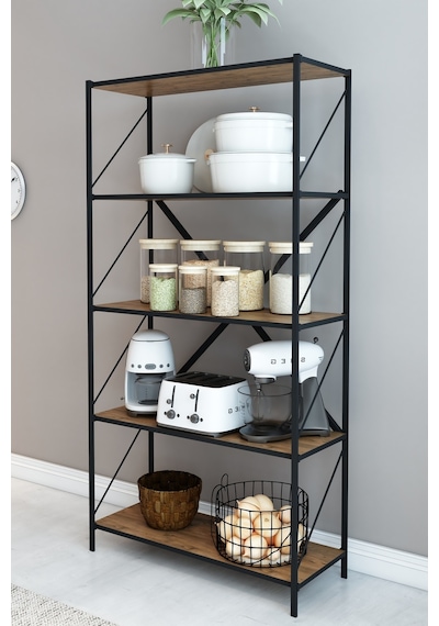 Stone 5 Raflı Metal Mutfak Düzenleyici Raf Metal 5 Raflı Kitaplık Mutfak Rafı Baharatlık Kahverengi Kahverengi Stone 5 Raflı Metal Mutfak Düzenleyici Raf Metal 5 Raflı Kitaplık Mutfak Rafı Baharatlık Kahverengi Kahverengi