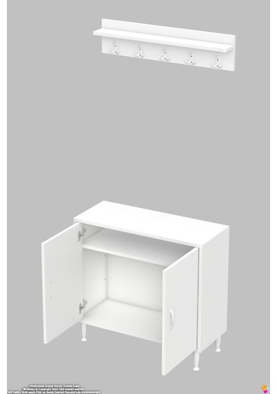 Aura Portmanto Vestiyer Ayakkabılık 1 Raf 2 Bölme 3 Kancalı Askılı Dar Alan Çok Amaçlı Dolap 85 Cm Aura Portmanto Vestiyer Ayakkabılık 1 Raf 2 Bölme 3 Kancalı Askılı Dar Alan Çok Amaçlı Dolap 85 Cm